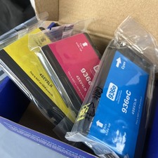 3 Pack Color 936 936e Ink Cartridges with HP OfficeJet Pro 9130 9120 9110 NO BLK