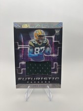 2022 Panini Black - Futuristic Romeo Doubs #FUT-RDO Silver /99 (MEM, RC)