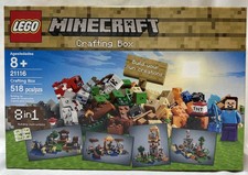 BNIB Sealed Retired LEGO Minecraft: Crafting Box 21116 from smoke free home