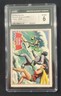 BATMAN TOPPS 1966 #20A - SURFING SLEUTHS - RED BAT LOGO - C