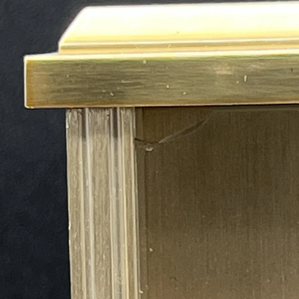 Howard Miller Exton Table Clock Brass Finish Read Description - Image 2 of 4