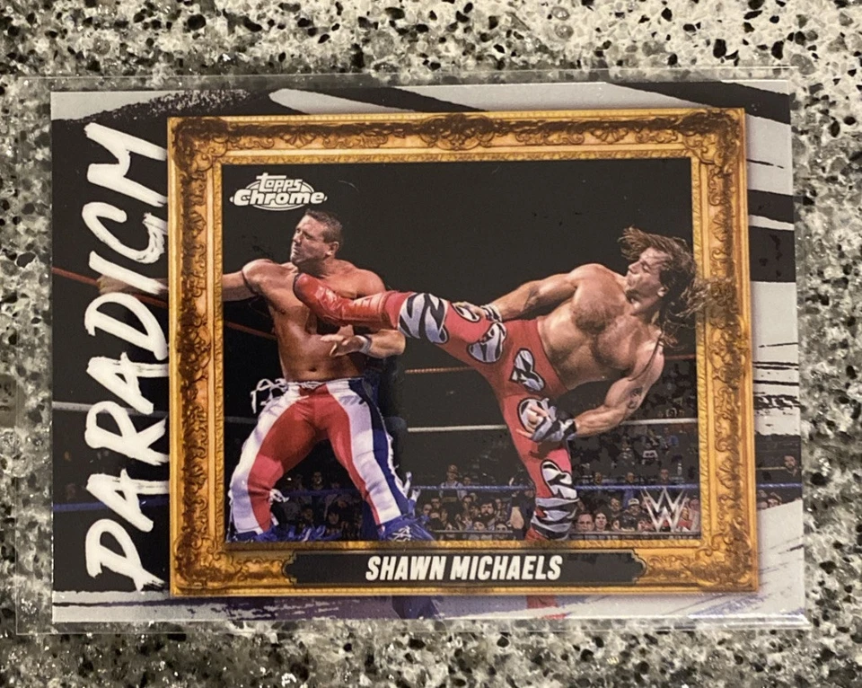 2025 Topps Chrome WWE Paradigm Shawn Michaels Refractor #PAR-SML - Image 3 of 4