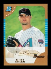 2005 Bowman Draft Picks & Prospects #BDP87 Matt Green Gold Arizona Diamondbacks