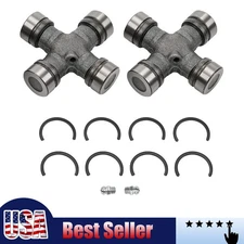 2Pc Premium Driveshaft Universal Joint Front Rear Moog 534G 1701-74300