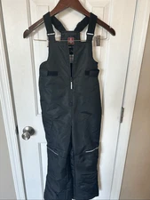 SWISS TECH Kids Insulated Snow pants Bib Overall Pants Water Resistant M 8