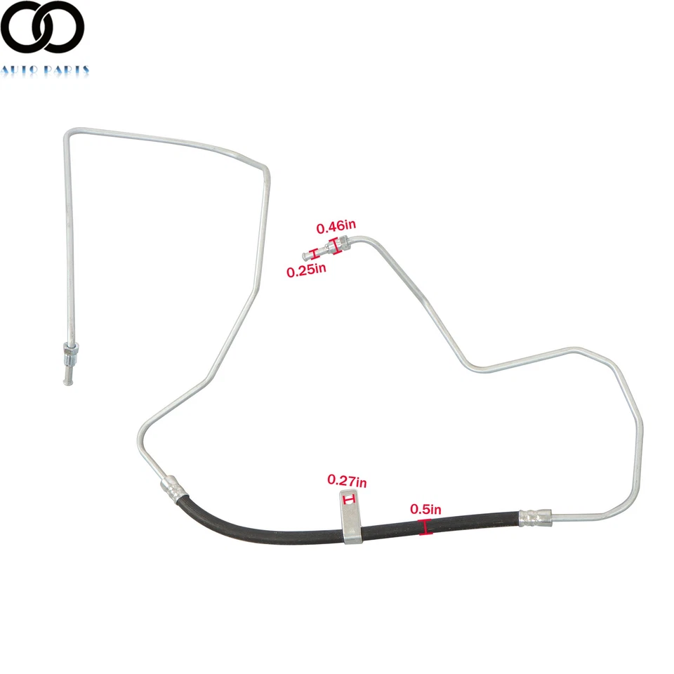 Clutch Hydraulic Line For Chevy C1500 C2500 C3500 K1500 K2500 K3500 1988-1991 - Image 4 of 4