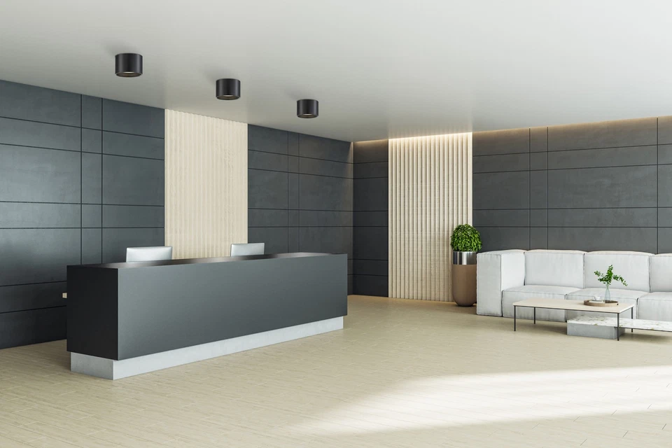 Access Lighting 50007LEDD/ACR-120V Reel 8"W LED Flush Mount - White - Image 2 of 4