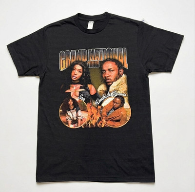 Kendrick Lamar & SZA ''Grand National Tour 2025'' Shirt Mens Medium 2-Sided ~RAP
