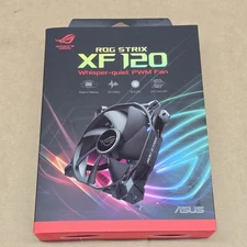 ASUS ROG Strix XF120 Whisper Quiet 4-pin PWM Fan Mag-Lev 1800RPM