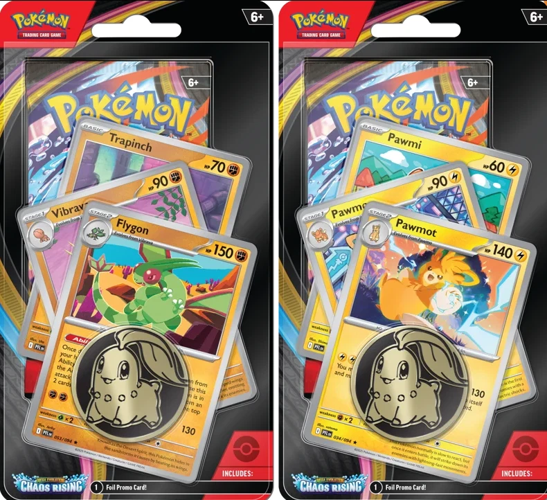 Pokémon TCG: Mega Evolution Chaos Rising Premium Checklane Blister - Set of Two - Image 1 of 1