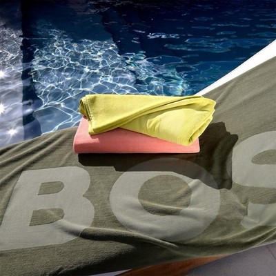 NEU  BOSS HOME ZUMA STRAND SAUNA BADEHANDTUCH MIT  LOGO-100x180cm-UVP: 89 