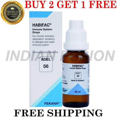 ADEL 56 Habifac Immune System Drops For Genetic Predisposition BUY 2 GET 1 FREE