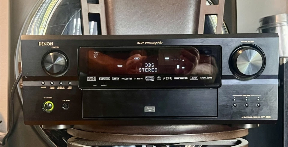 Denon AVR 3806 7.1 Channel 840 Watt AV Surround Receiver - No Remote Clean - Image 3 of 4