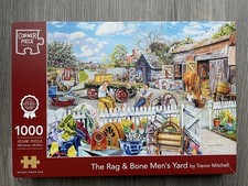 Corner Piece Puzzles 1000 Pieces ‘The Rag & Bone Men’s Yard’ VGC