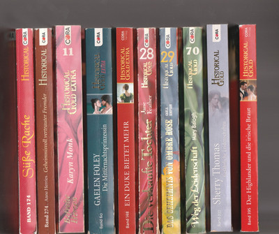 +++ 10 x HISTORICAL ROMANE - CORA VERLAG +++ C +++ T