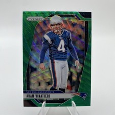 2024 Panini Prizm - Adam Vinatieri #199 Green Wave Prizm