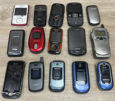 Lot of 15 Samsung Cell Phones Not Tested AS-IS  Models in description