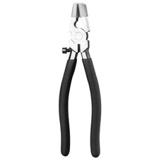Heavy Duty Glass Running Pliers with Rubber Tips for Breaking Hard Glass