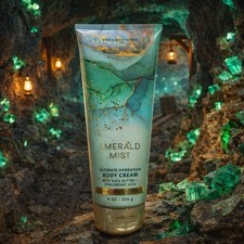 Bath  Body Works Emerald Mist Body Cream 8 oz