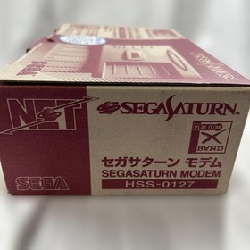 Sega Saturn HSS-0127 Modem Unopened with Software Internet Console