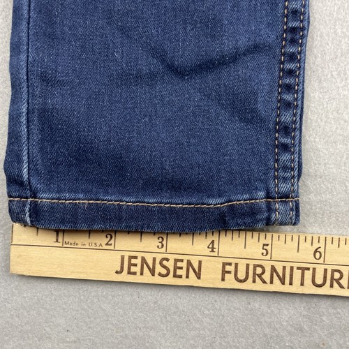 Levi’s 524 Skinny Stretch Jeans Juniors Low Rise Size 1 M/25 Distressed 32 - Picture 16 of 21