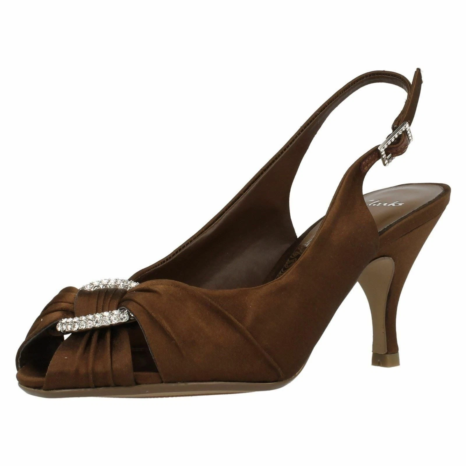 Sandali donna Clarks sera raso Sukie profondi