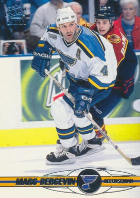 2000-01 Pacific #340 MARC BERGEVIN - St. Louis Blues