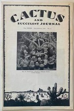 Cactus and Succulent Journal Vol. 33 N. 4 July-August 1961 - - L.Z.