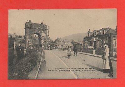 Revin - Ansicht auf Dem Brücke Schwebend (K1356)
