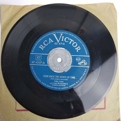 Eddie Fisher  Turn Back The Hands Of Time 45 rpm RCA Victor 47-4257 