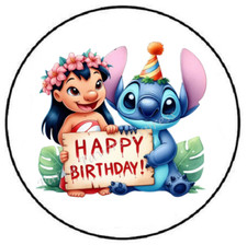 STITCH BIRTHDAY ENVELOPE SEALS LABELS STICKERS PARTY FAVORS