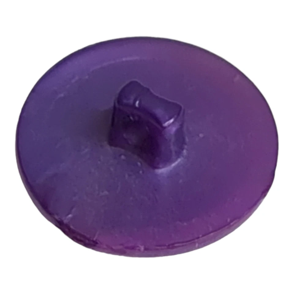 Lot 2 Medium Buttons Vintage Purple Satin 18 mm Shank - Image 4 of 4