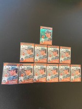 2017 Optic Christian Yelich Insert Lot (11) - 6 Base + 4 Holo + 1 Teal #d/299