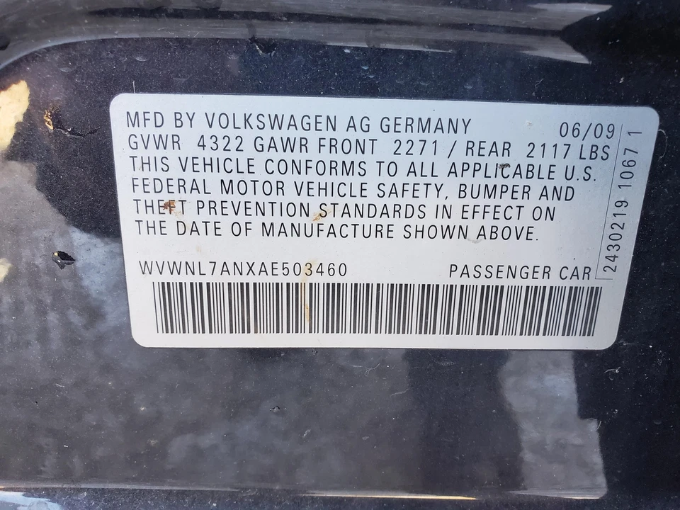Motor ventana eléctrica lado conductor delantero izquierdo Volkswagen CC 2009-2010 Foto 4 de 4