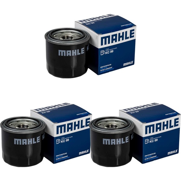 3X Mahle / Knecht Kc 99 Kraftstofffilter Filter Fuel-image
