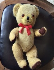 Vintage Teddy Bear With Bells In Ears