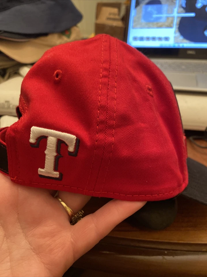 Gorra de béisbol Texas Rangers Disney orejas de Mickey Mouse New Era gancho y bucle para niños pequeños Foto 4 de 4