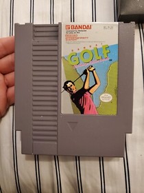 Bandai Golf Challenge Pebble Beach Nintendo Nes Authentic Complete in Box CIB 
