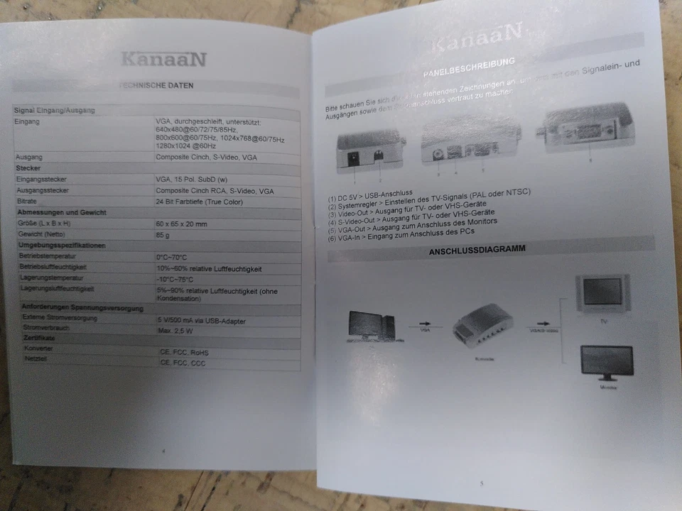 Leicke Kanaan VGA auf S-Video Converter - Bild 4 von 4