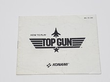Top Gun Authentic Original NES Nintendo Manual Only wear