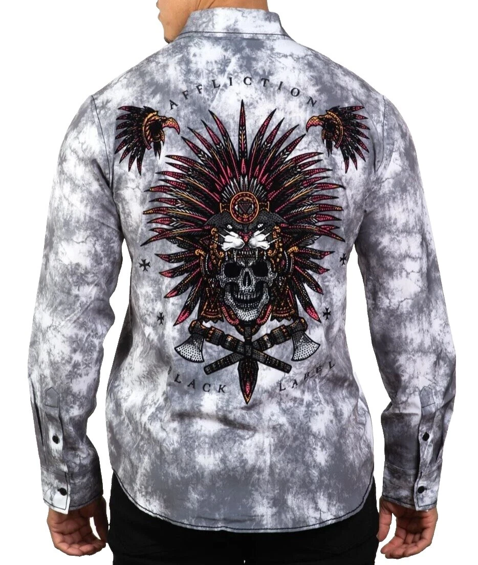 Affliction Multicolor Camisetas para Hombres