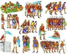 Captain Moroni Helaman 2000 Stripling Warriors Toggle Size Felt Figures BoM Kids