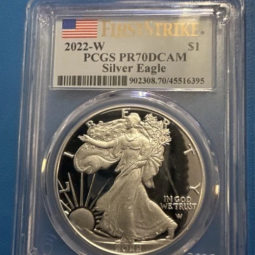 2022-W Proof American Silver Eagle PCGS PR70 DCAM First Strike