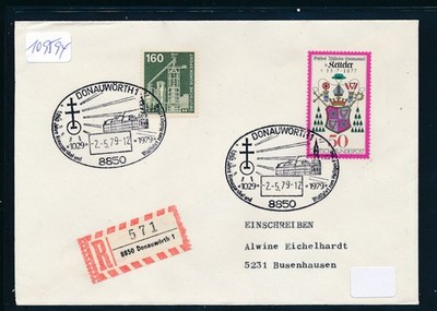 109594) Reco-Brief, RZ 8850 Donauwörth 1, SST 950 J.Wallfahrt... 1979