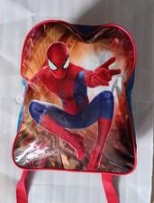 Zaino bambino Marvel Spiderman 2 zaino rosso blu borsa scuola Marvel 2014 ottime condizioni