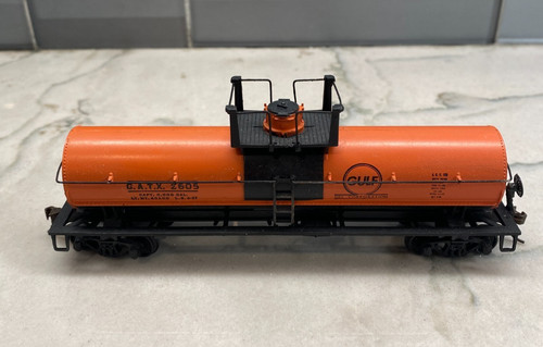 Athearn HO 40' Tankwagen GATX 2605 Gulf Chemical Orange Werbesample | Zustand: Gebraucht