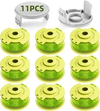 Trimmer String for Ryobi One Plus+ AC80RL3,11 9 Spools & 2 Caps 