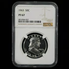 1963 Franklin Half Dollar NGC PF67 – Proof Silver 50C