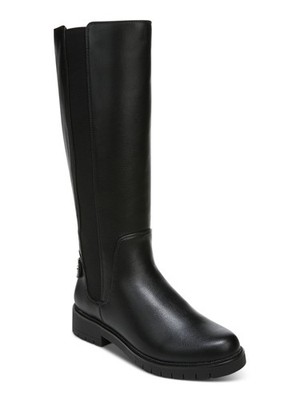 STYLE & COMPANY Womens Black Strap Gwynn Round Toe Block Heel Boots Shoes 6 M