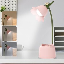 Desk Lamps LED Flower Bird Table Lamp USB Rechargeable Reading Light for Gifts
